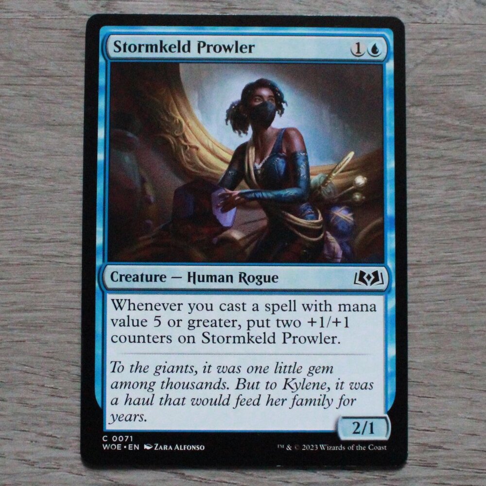 Magic: The Gathering "Stormkeld Prowler" Trading/Playing Card